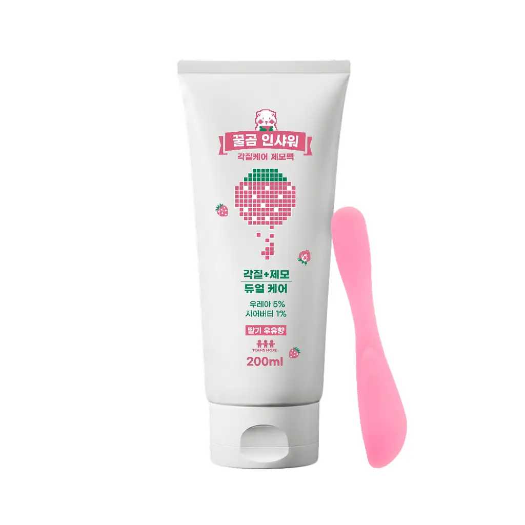 [NEW] 팀스모어 꿀곰 인샤워 각질케어 제모크림 200ml